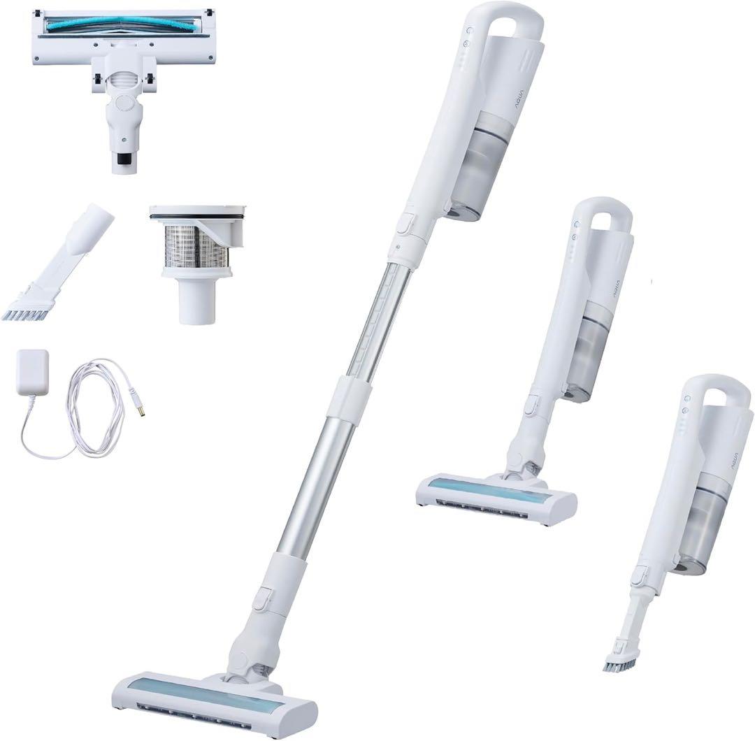 アクア (AQUA) 掃除機 スティッククリーナー (コードレス/自走式