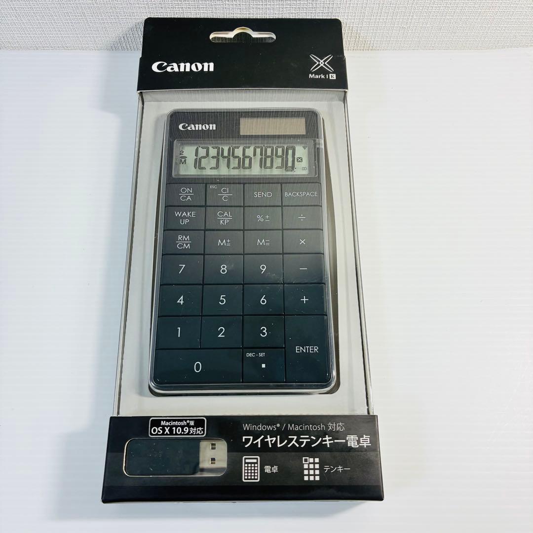【新品】キャノン ワイヤレス テンキー電卓 X Mark 1　KRF-BK