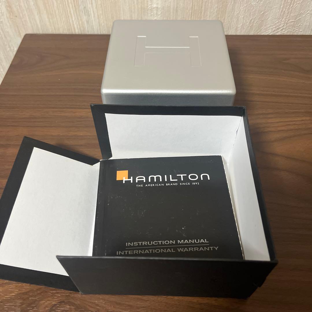 【美品】HAMILTON 時計用ボックス 取扱説明書付き