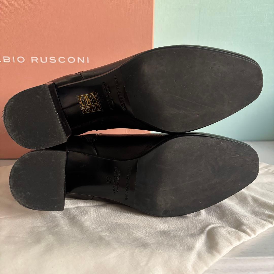 ファビオルスコーニ Fabio Rusconi サイドゴアブーツ 36 23㎝