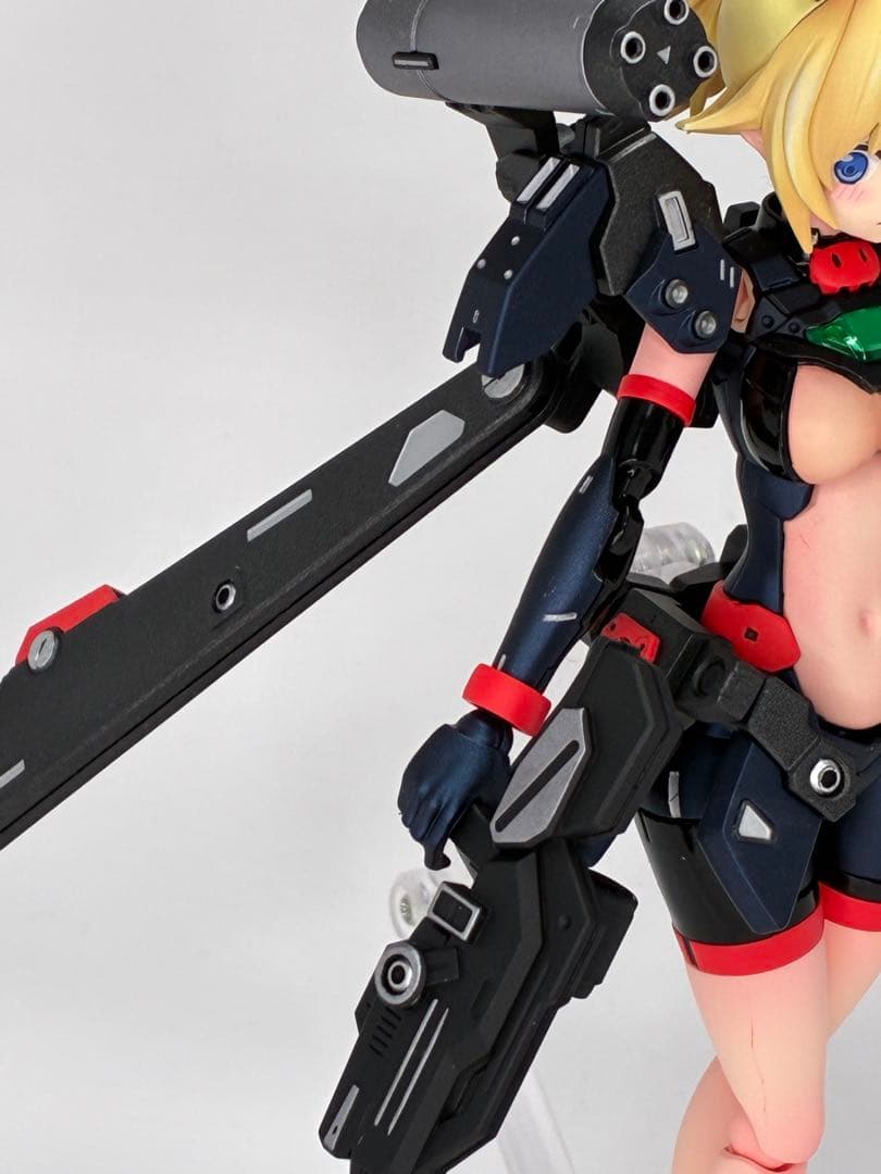 ゲ*チ様 あばたーふみな　全塗装　リックディアス風　美プラ　美少女プラモデル