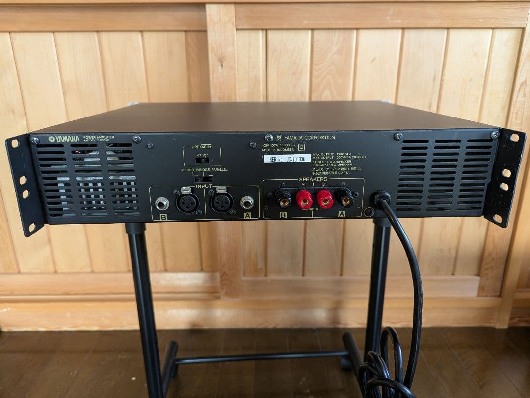 YAMAHA P1000S パワーアンプ　動作確認済み　価格改定