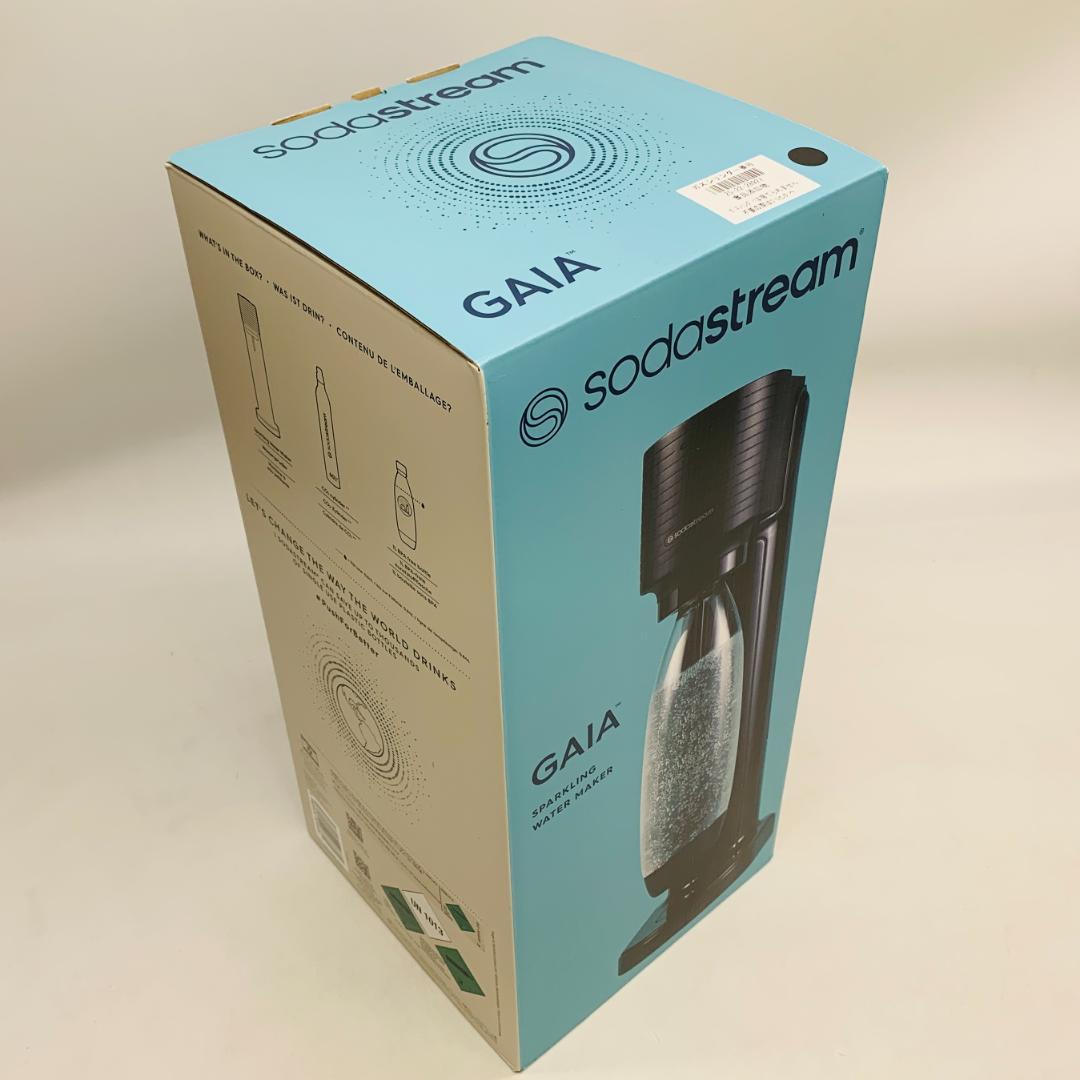 未使用 Sodastream GAIA ブラック+容器+ガス セット