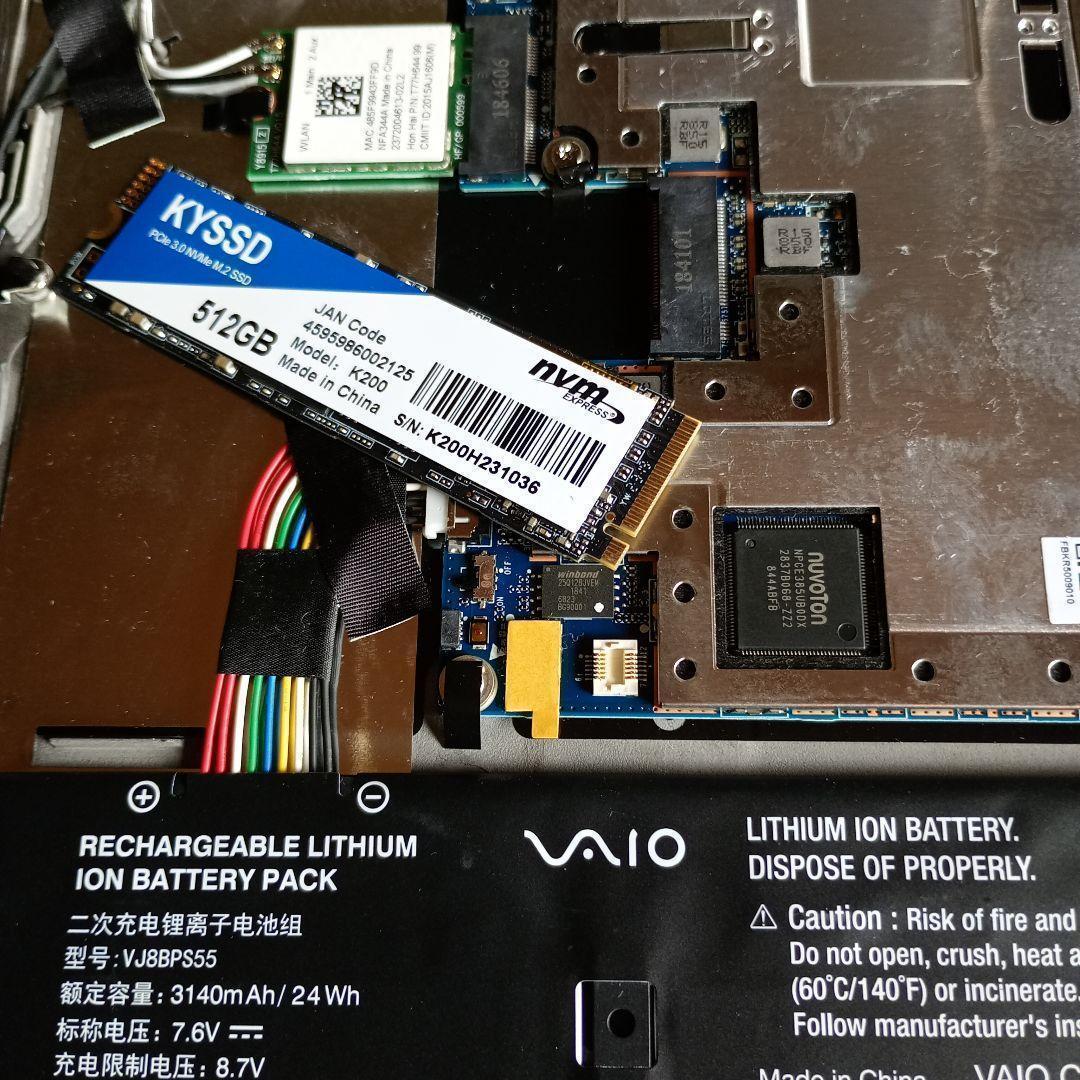 VAIO 新品SSD512GB 日本製 タブレットPC 2in1 タッチパネル