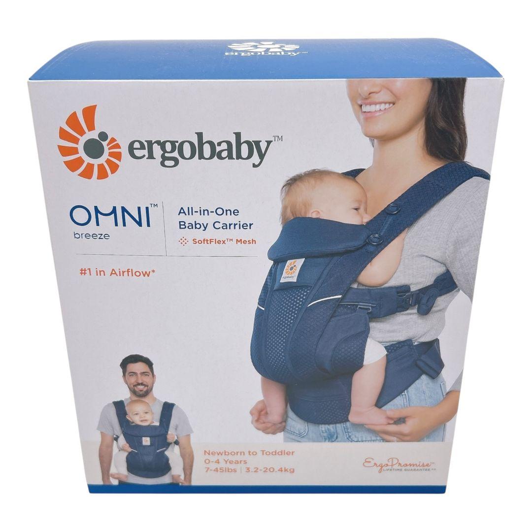 【極美品】 ダッドウェイ検印あり エルゴベビー オムニブリーズ ネイビー 箱あり