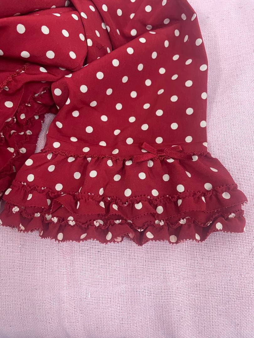 ❣️極美品❣️ピンクハウスドッド柄 ピンタック ピコフリル❣️春のお出かけに