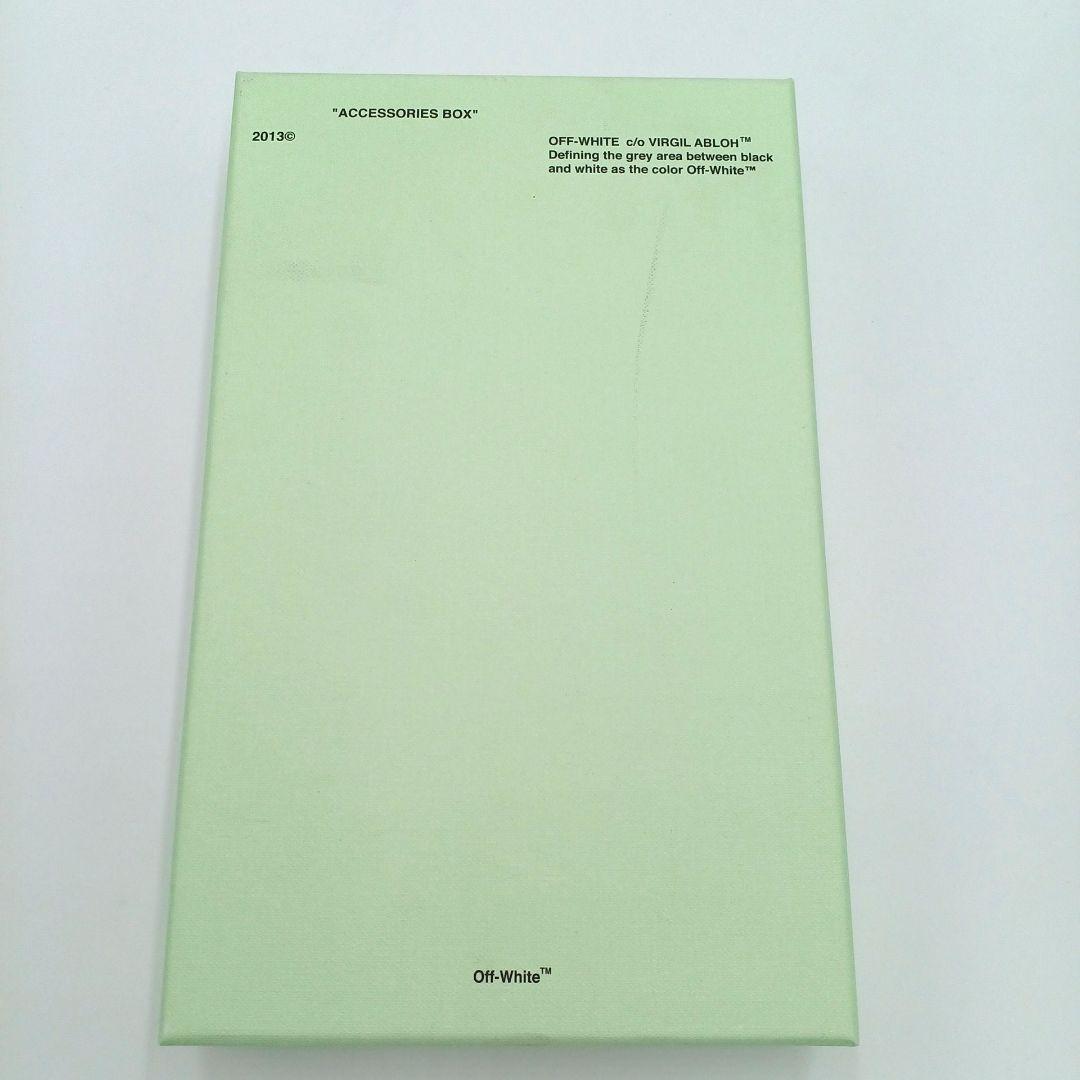 オフホワイト OFF-WHITE チェーンウォレット(シルバー×ブラック)