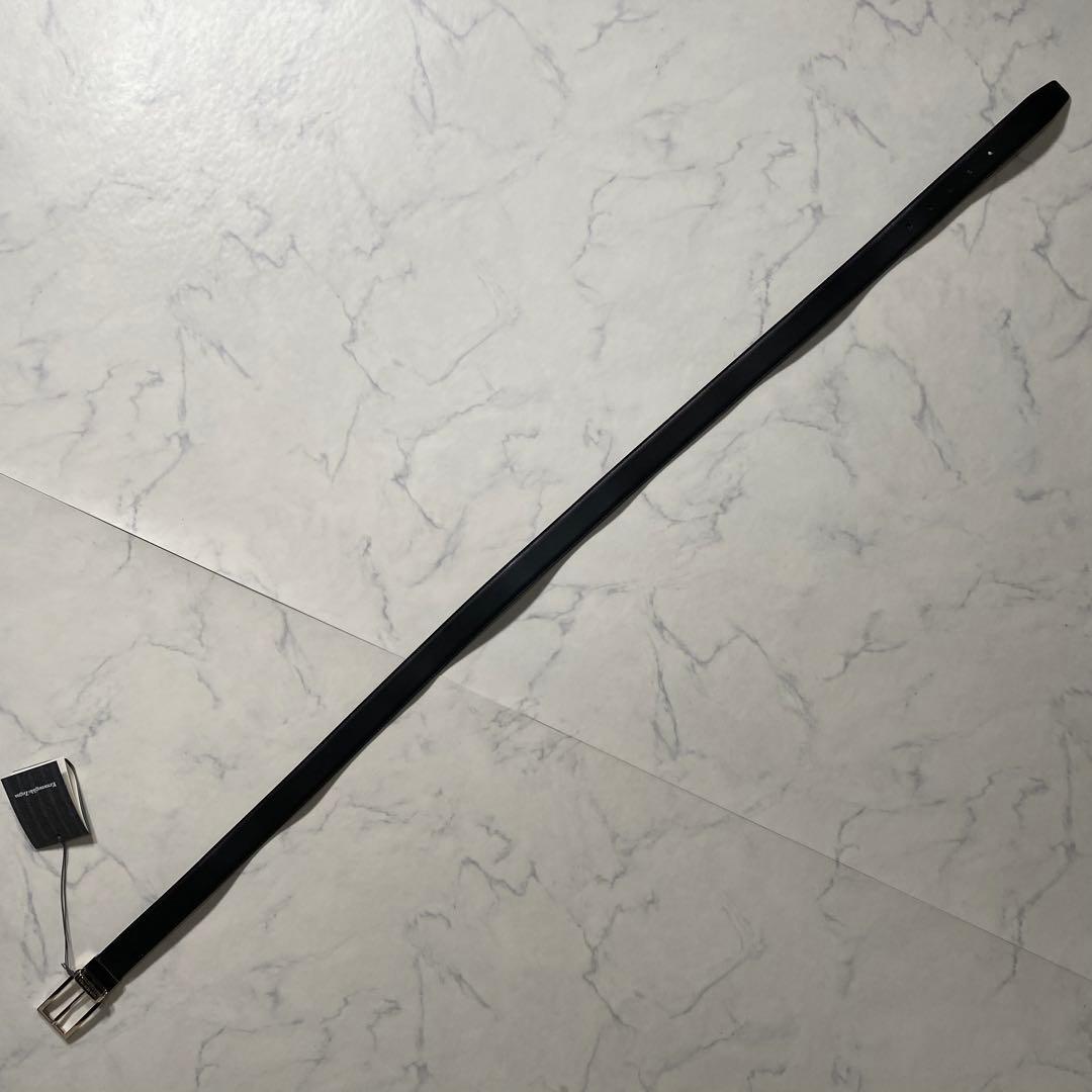 【未使用に近い】エルメネジドゼニア　ベルト　現行　タグ付き　イタリア製　レザー