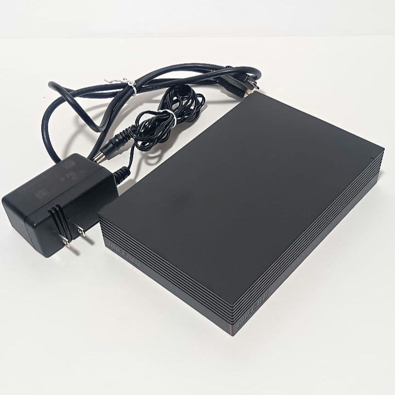 BUFFALO 外付けHDD 8TB HD-AD8U3 作動確認済み 美品