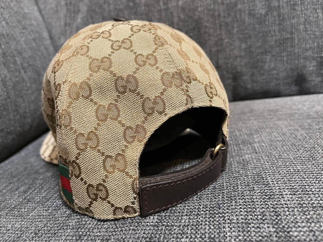 GUCCI GGパターン ベースボールキャップ Mサイズ