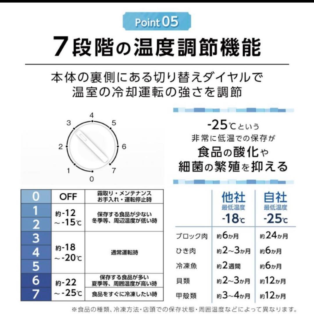 小型冷凍庫 60L スリム 静音 省エネ 家庭用