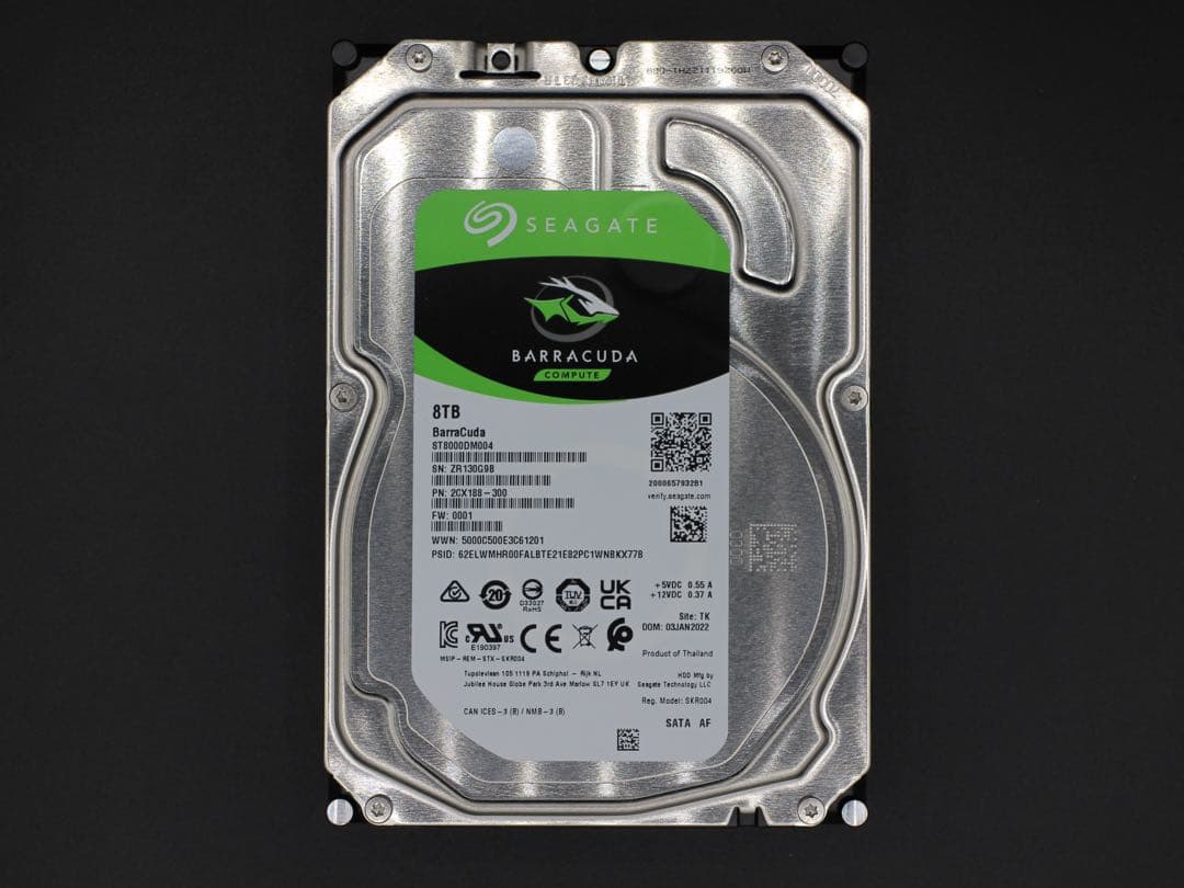 SEAGATE HDD 8TB ST8000DM004 ハードディスク