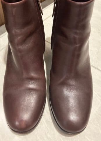 CHANEL ショートブーツ　ブラウン