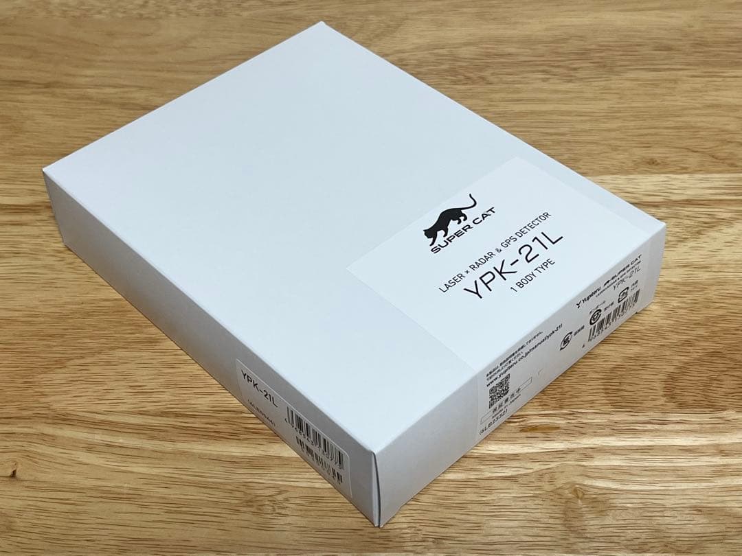 ユピテル　YPK-21L レーザー＆レーダー探知機　電源直結コード付き