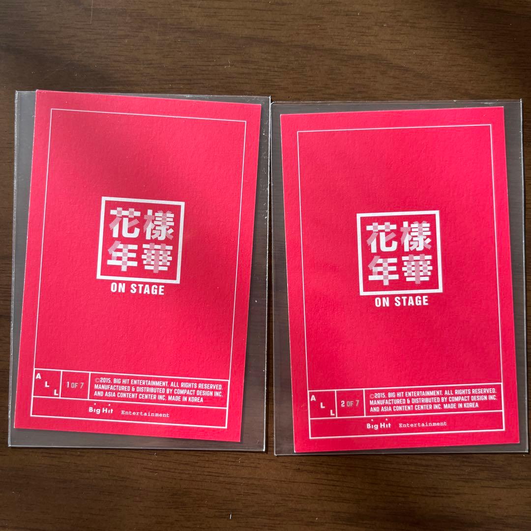 BTS 花様年華　オンステージ　オンステ　ミニフォト　オール　コンプ