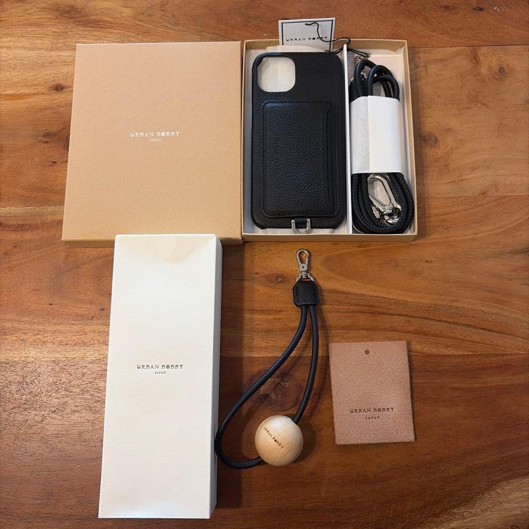 【新品】アーバンボビー UB iPhone case (BLACK)13 14