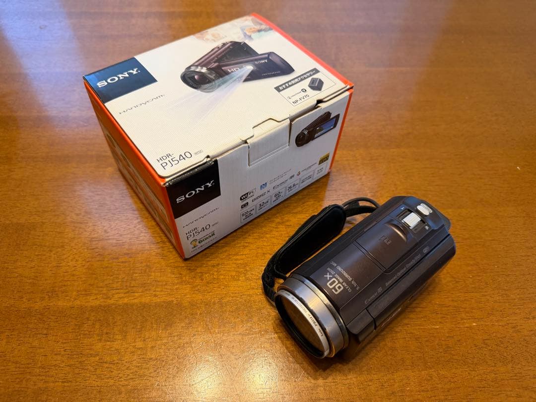 Sony HDR-PJ540 ビデオカメラ 本体　動作確認済