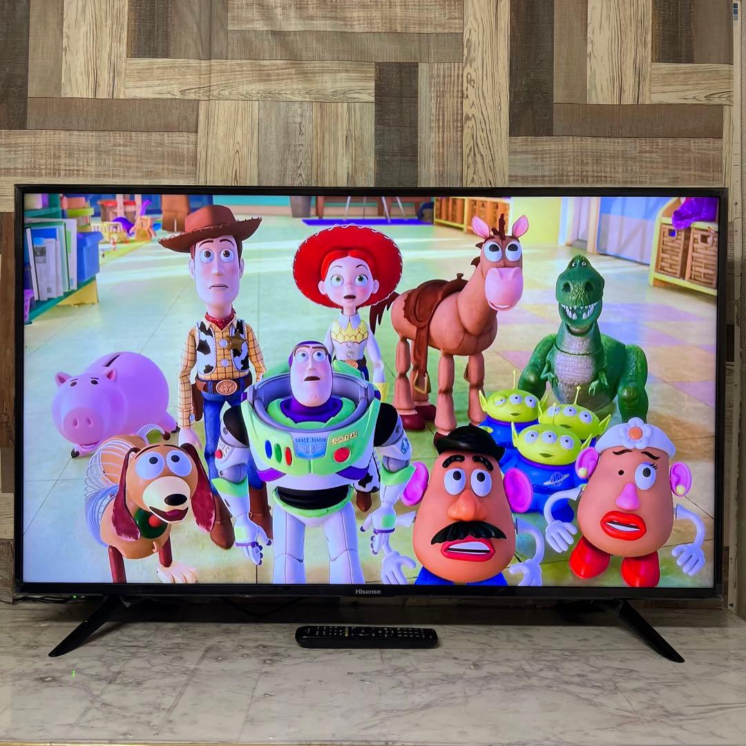 即日受渡❣️全国送料込ハイセンスHisense4k50V型外付HDD裏録画対応