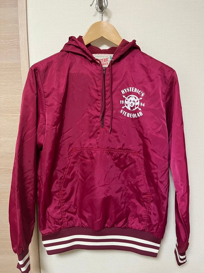 ヒステリックグラマー ハーフジップパーカー