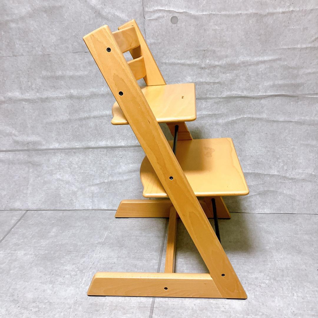 【極美品】STOKKE トリップトラップ シリアル6 ナチュラル チェア 子ども