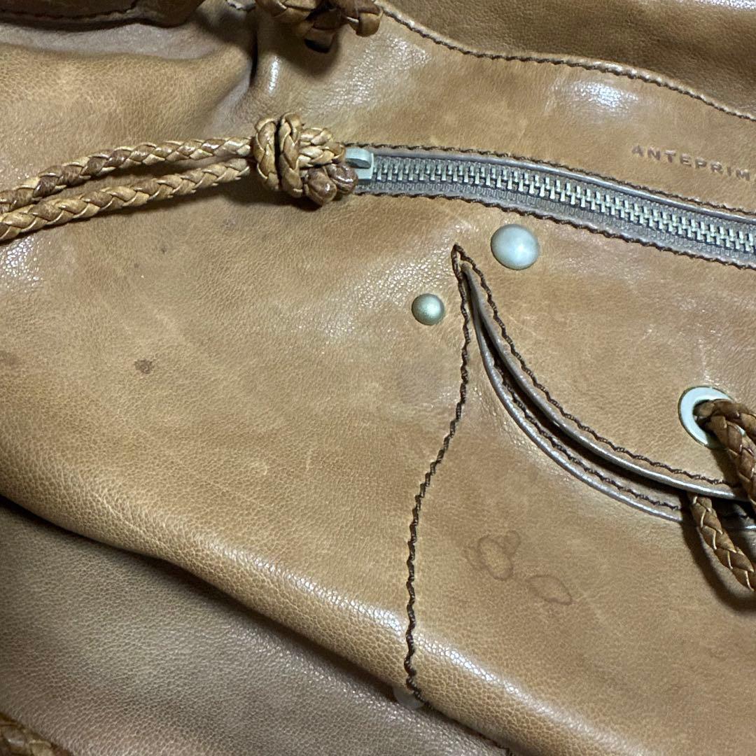 美品✨アンテプリマ チェルシー ボストン 大容量 A4 レザー