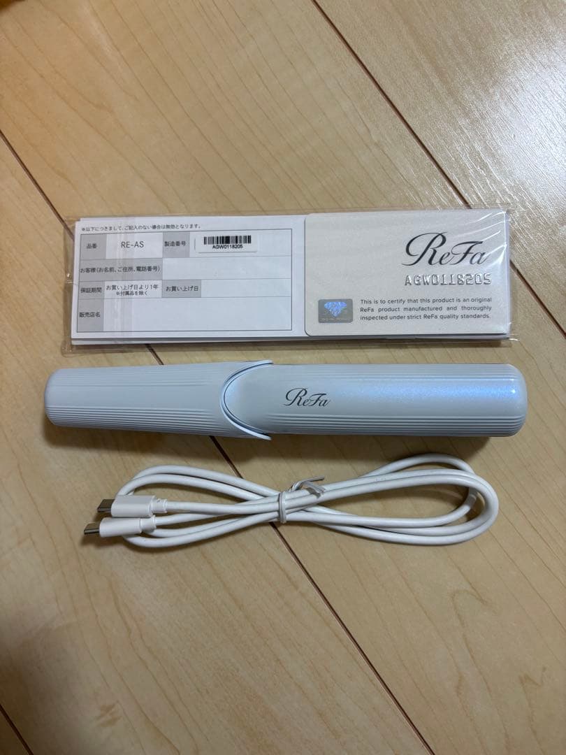 【美品】ReFaフィンガーヘアアイロンRE-AS ホワイト