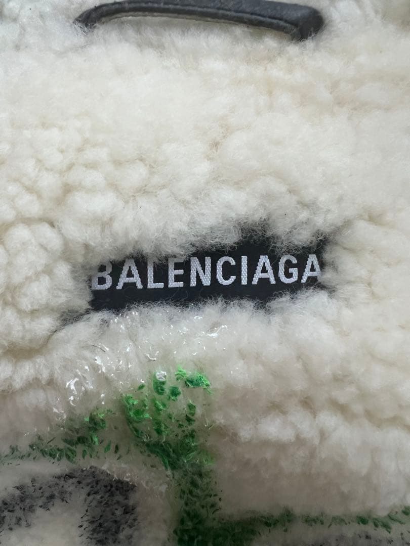 Balenciaga バレンシアガ ムートン グラフィティ 落書き レザー