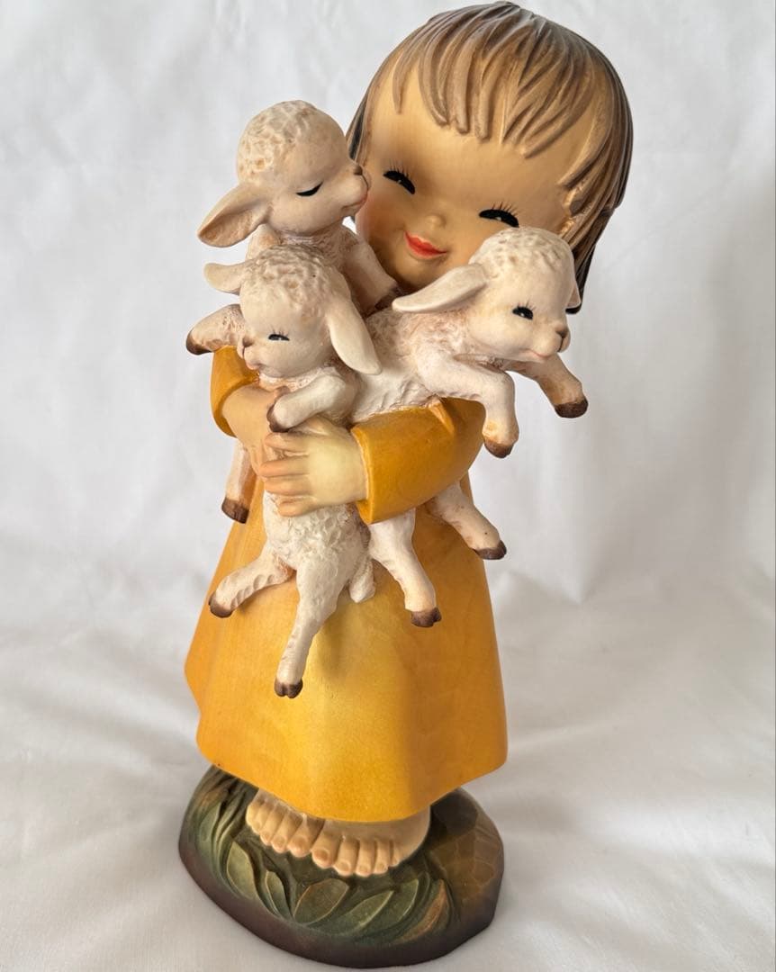 ANRI アンリ 木彫り人形 /26cm