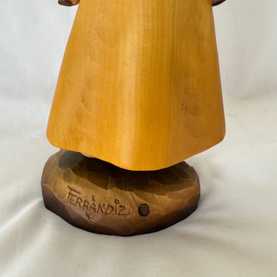 ANRI アンリ 木彫り人形 /26cm