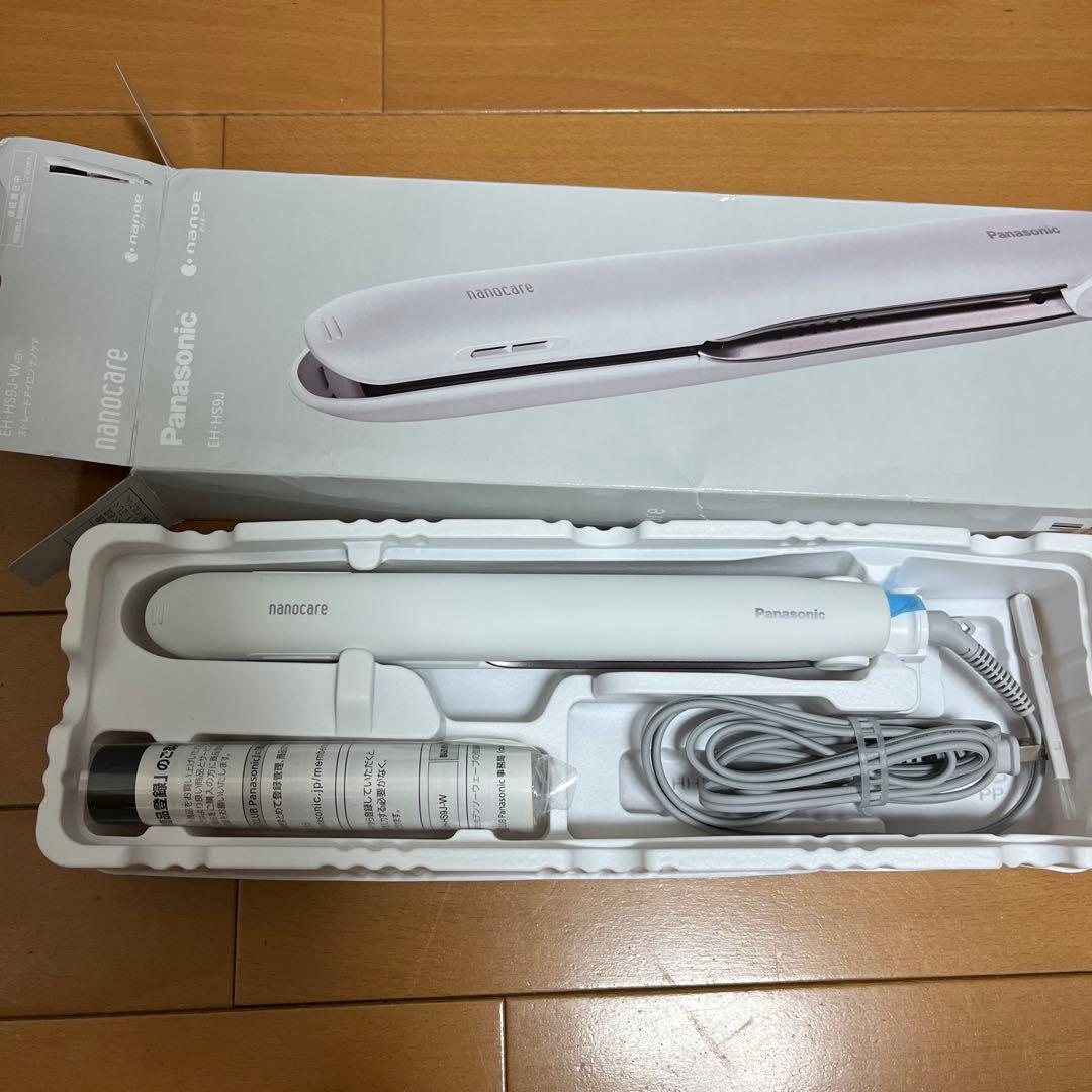 ヘアアイロン Panasonic EH-HS9J-W WHITE