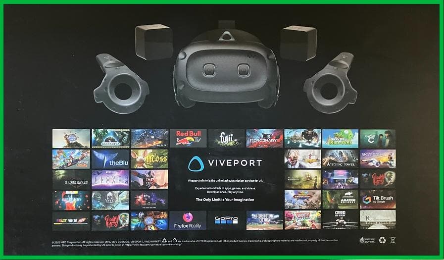 【未使用】VIVE COSMOS ELITE VRヘッドセット