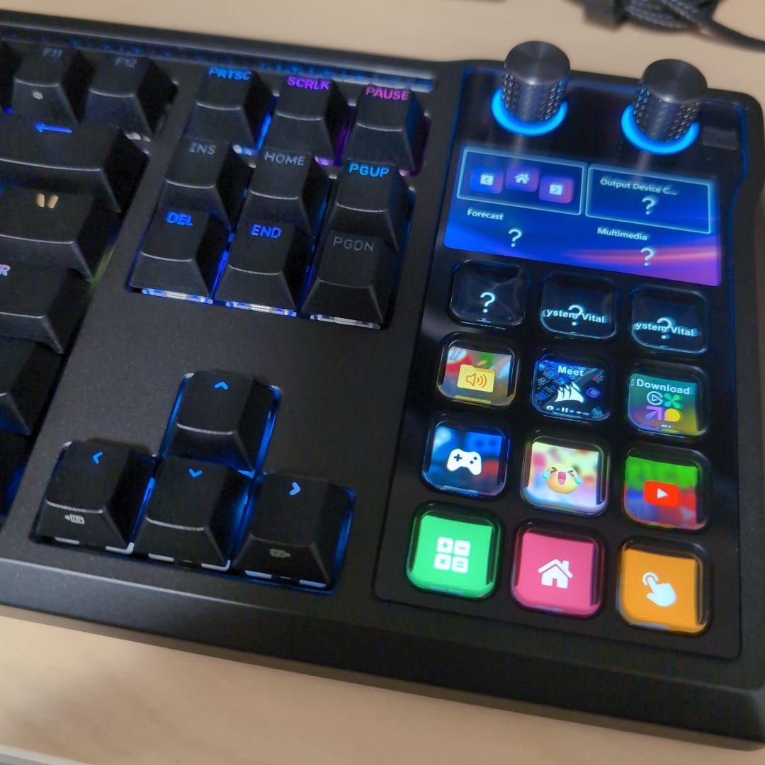 CORSAIR GALLEON Stream Deck内蔵ゲーミングキーボード