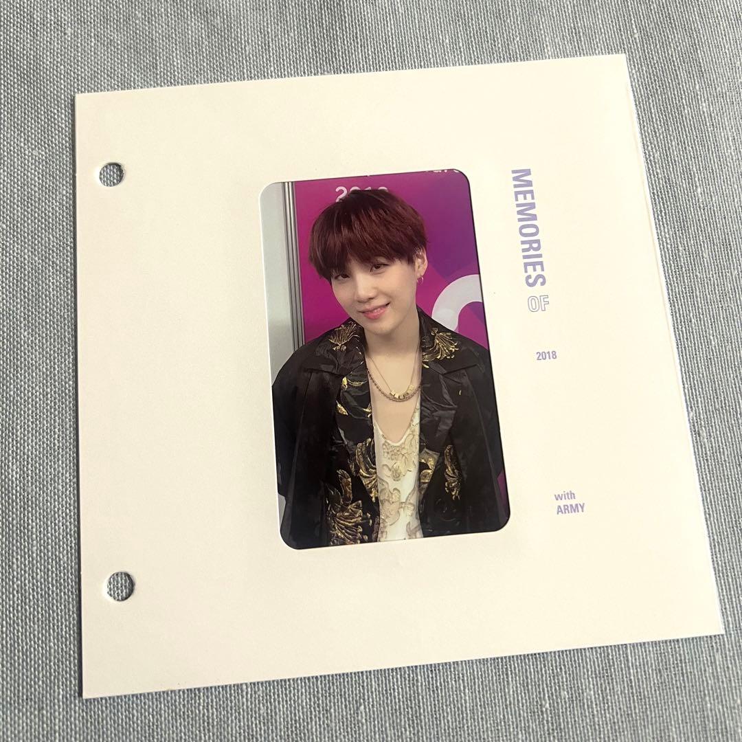 BTS MEMORIES 2018 Blu-ray SUGA ユンギ トレカ