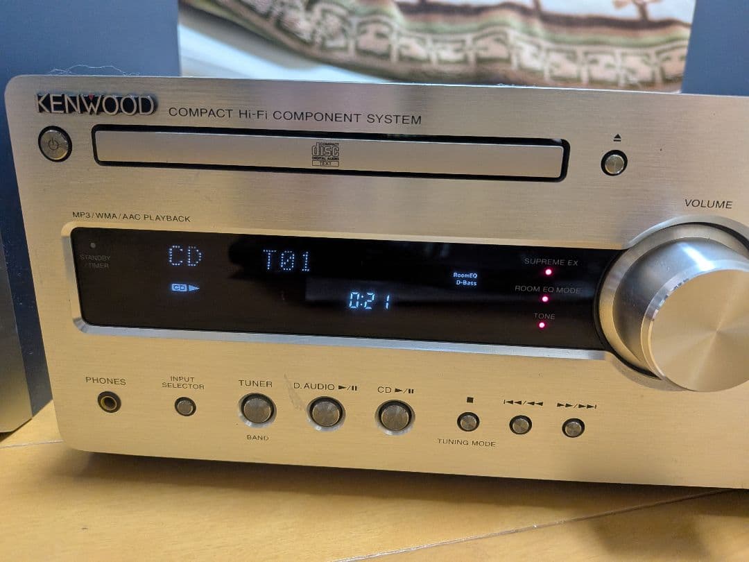 KENWOOD R-K711 CDミニコンポ リモコン 測定マイク リモコン