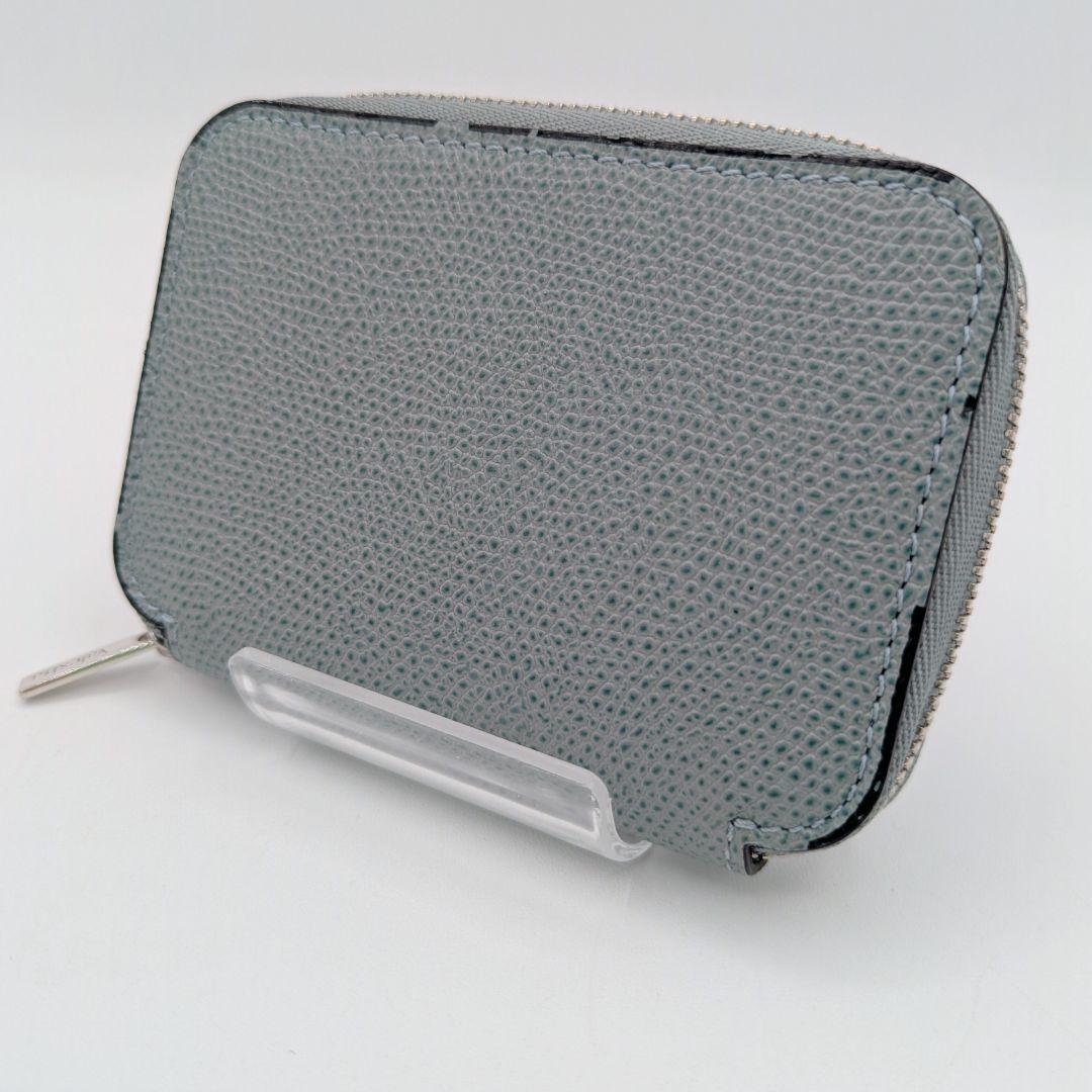 ヴァレクストラ Valextra グレー レザー ケース coincase