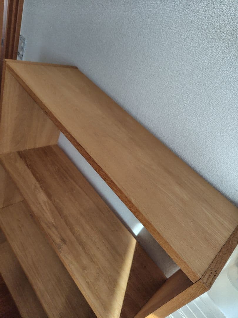 無印良品スタッキングウッドシェルフ3段ワイドオーク