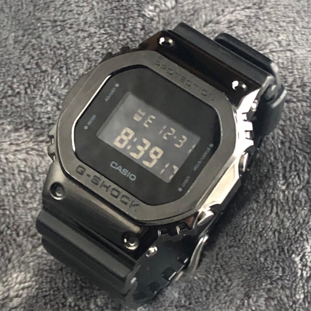 メタルブラック［目立つキズなし］G-SHOCK GM-5600B-1JF