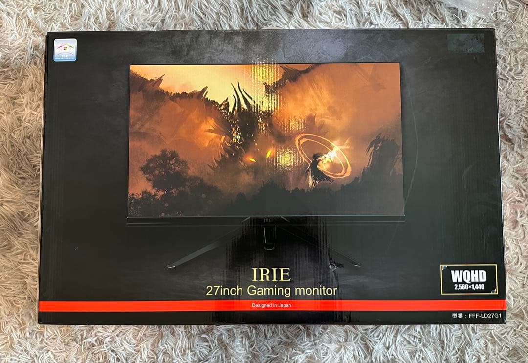 【美品】IRIE ゲーミングモニター 27インチ WQHD FFF-LD27G1