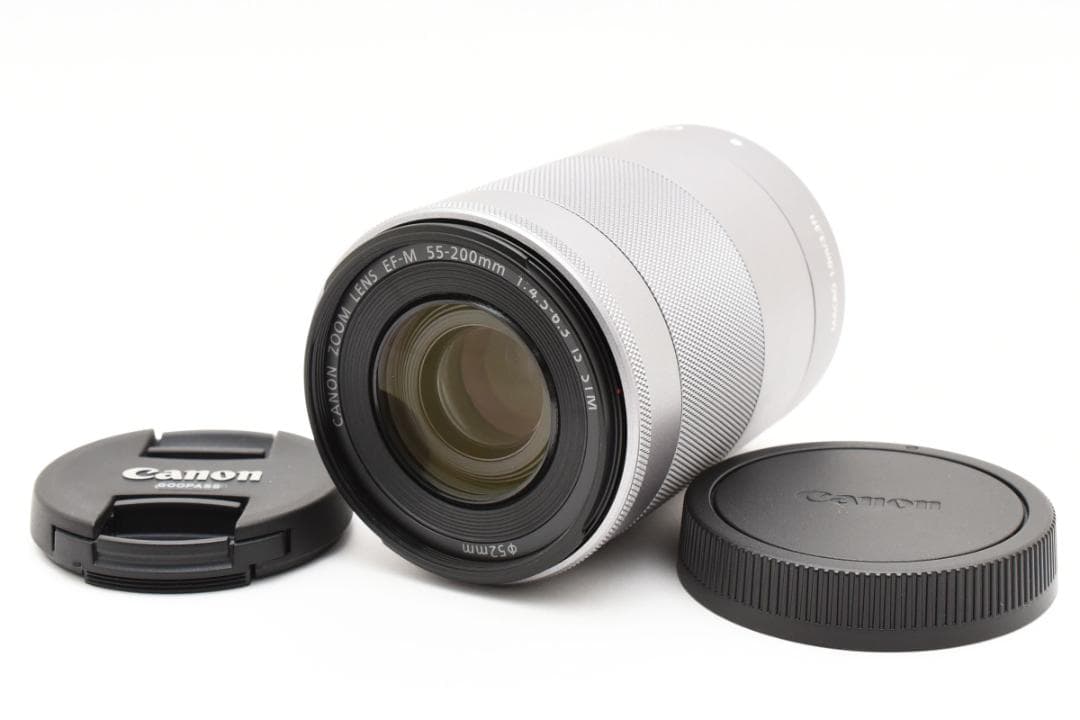 美品 CANON EF-M 55-200mm F4.5-6.3 IS 755