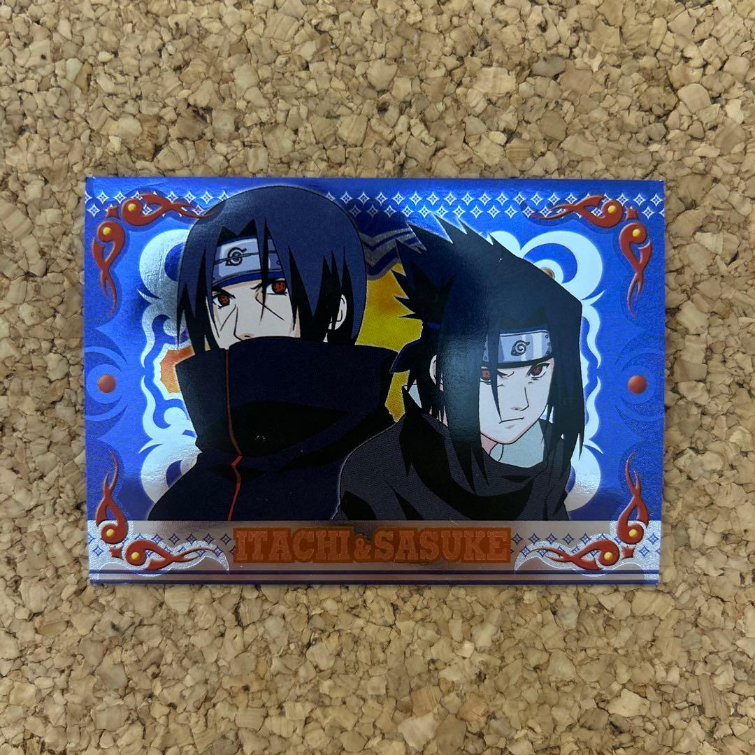 ナルト エッチングカード No.151 イタチ&サスケ