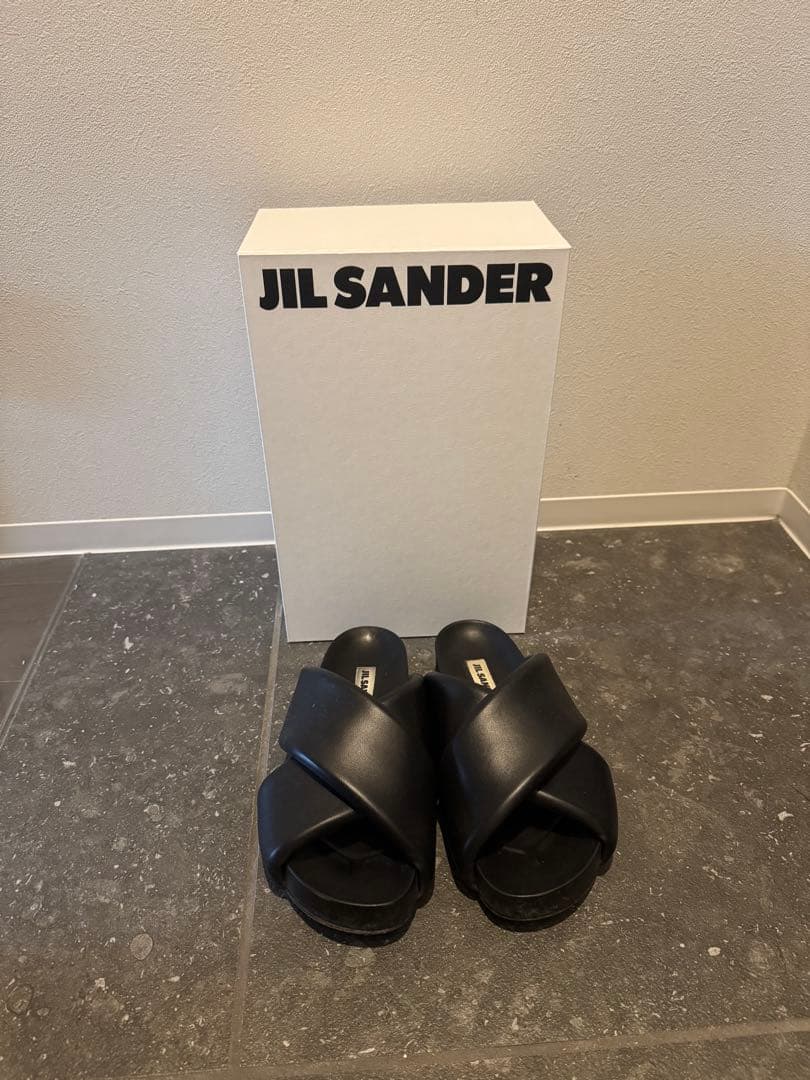 JIL SANDER クロスストラップサンダル 38