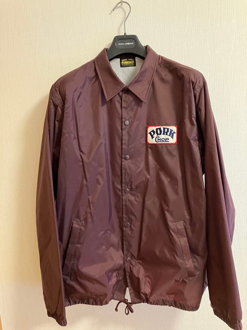 ト*ル様 PORKCHOP ポークチョップ ナイロン　コーチジャケット　Lサイズ