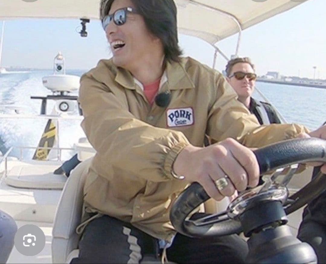 ト*ル様 PORKCHOP ポークチョップ ナイロン　コーチジャケット　Lサイズ