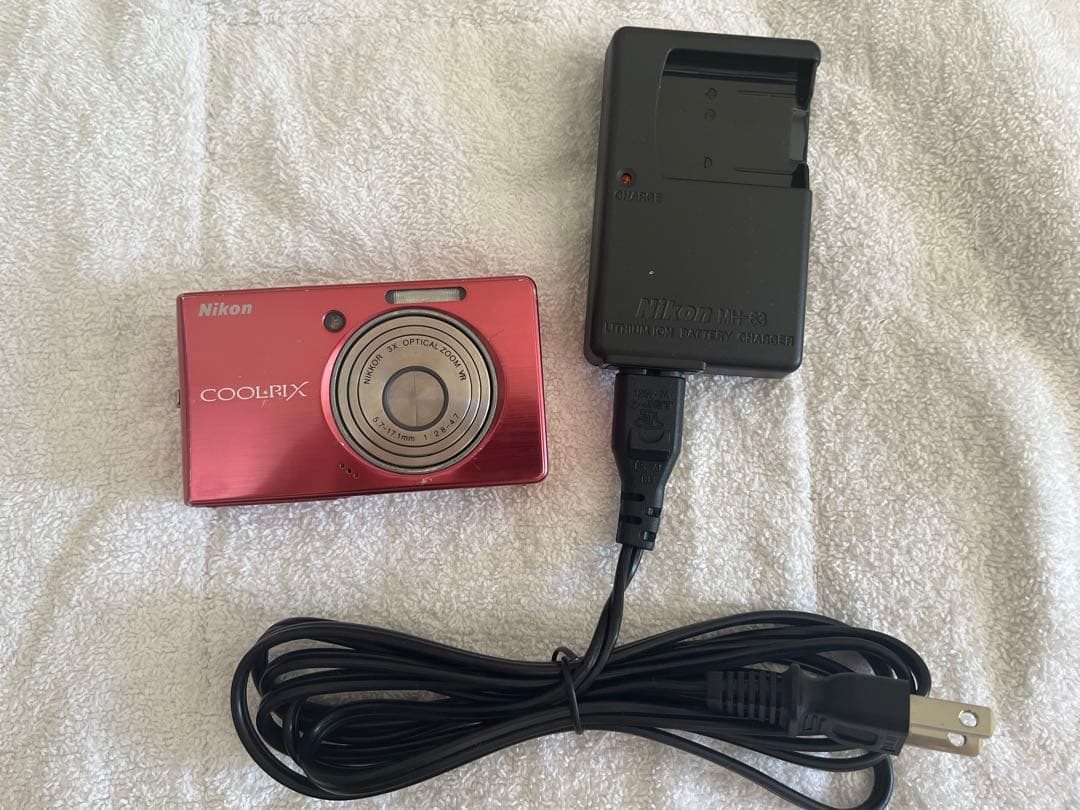 Nikon COOLPIX S510 デジタルカメラ ラズベリーレッド