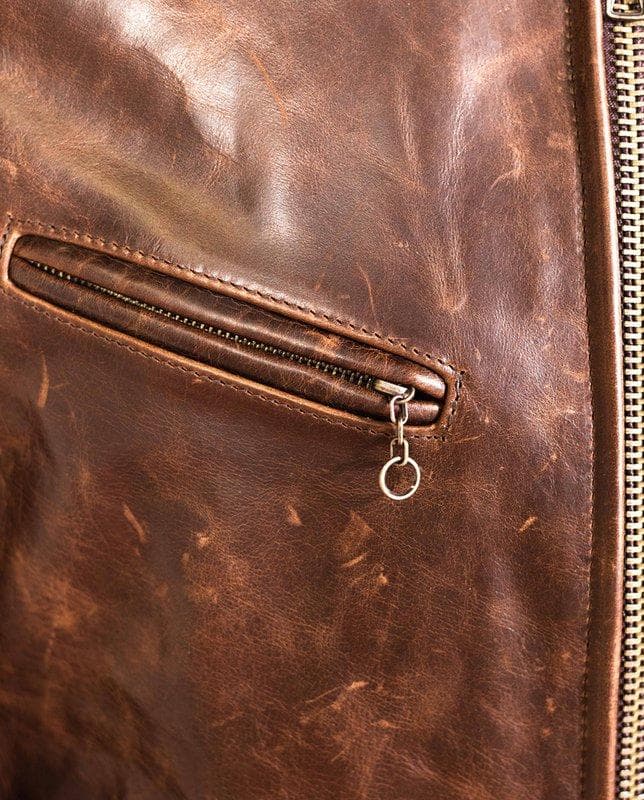 【対面受け渡しあり】革ジャン　schott673　着画あり