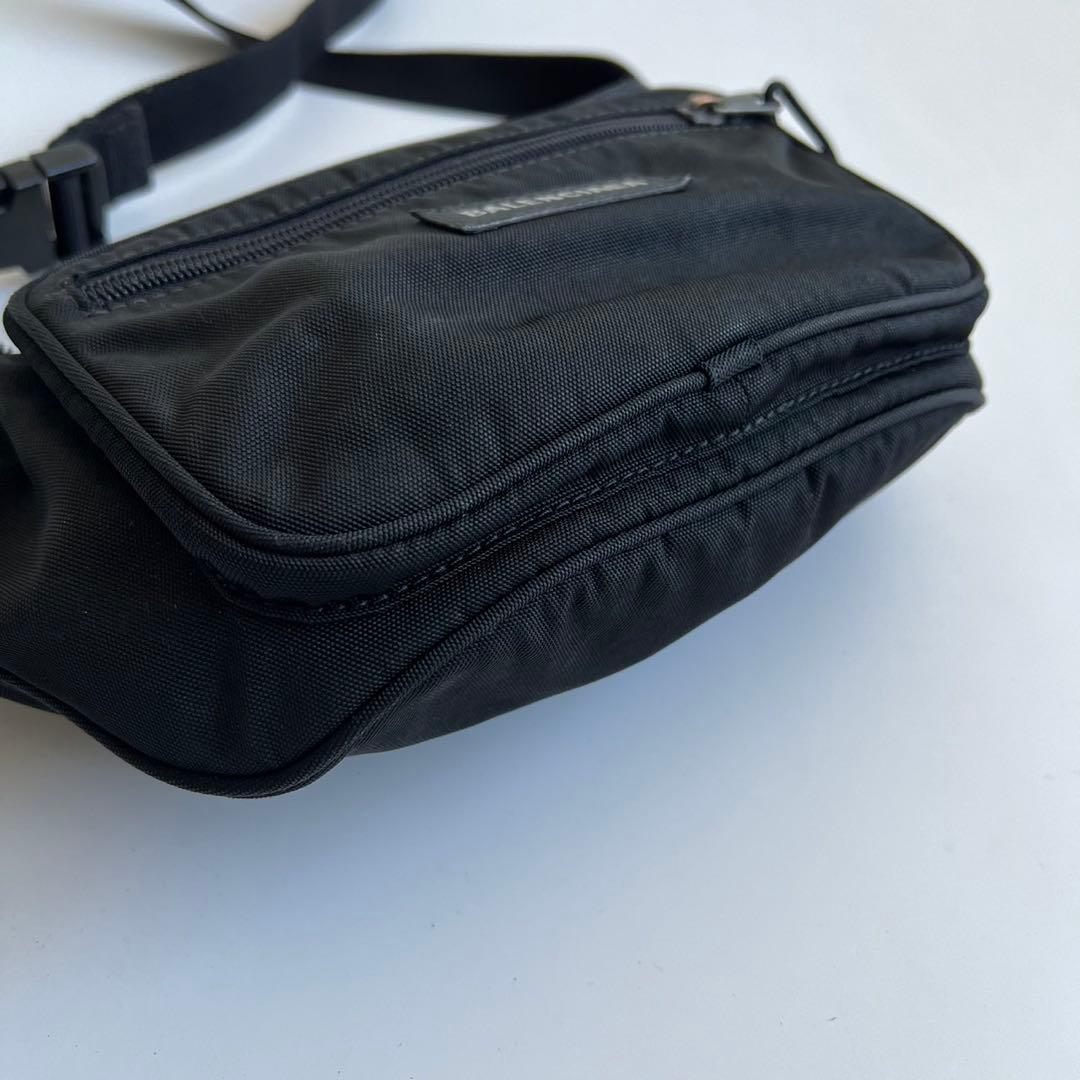 バッグ BALENCIAGA LOGO NYLON WAIST BODY BAG