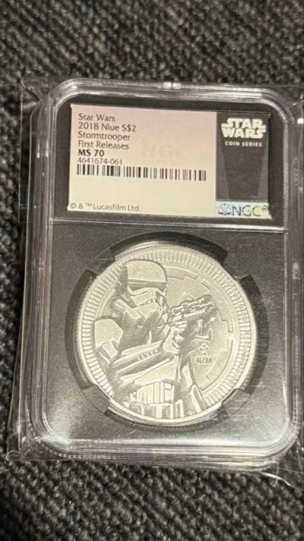 NGC MS70 銀貨　スターウォーズ