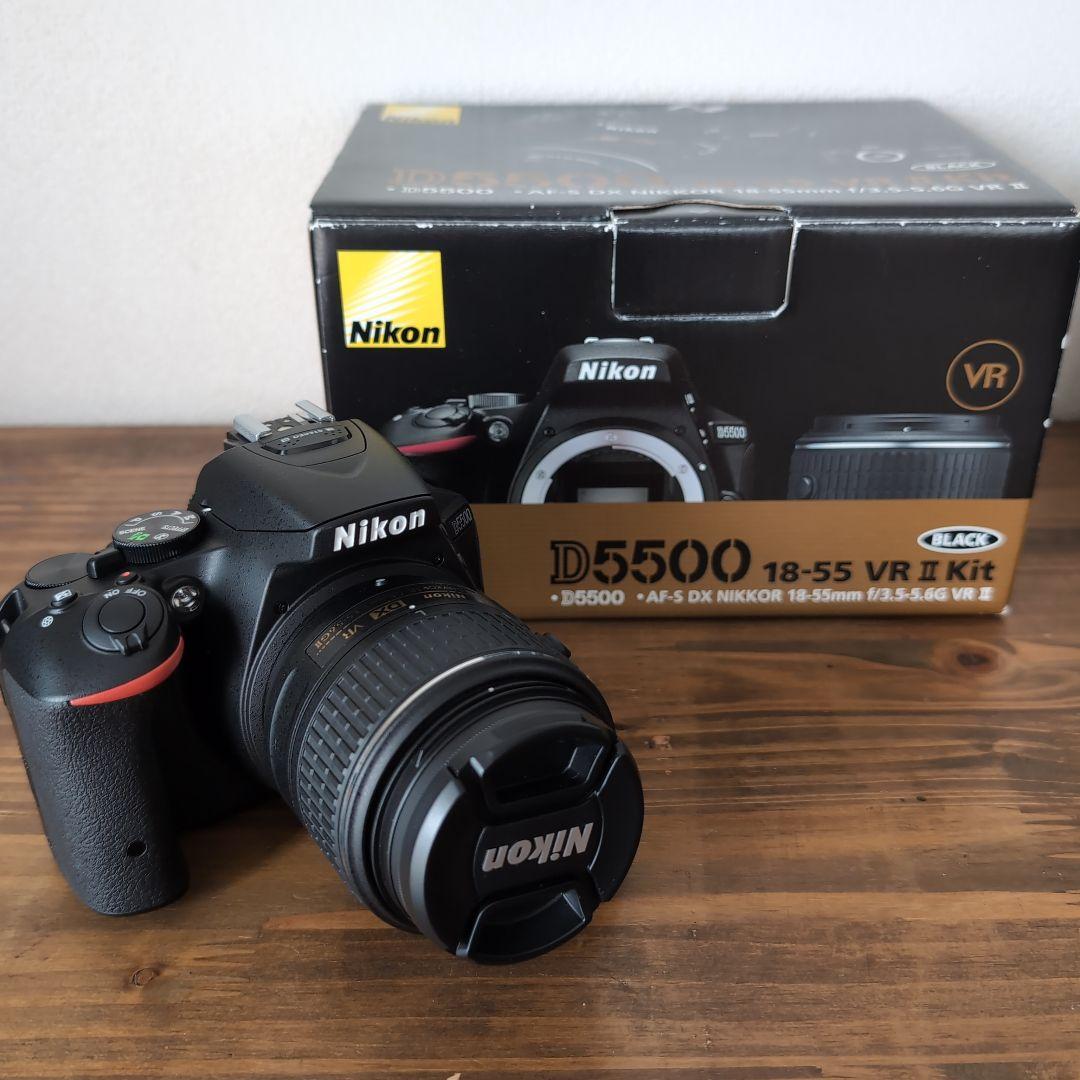 【美品・使用頻度少】Nikon D5500 デジタル一眼レフカメラ 付属品全あり