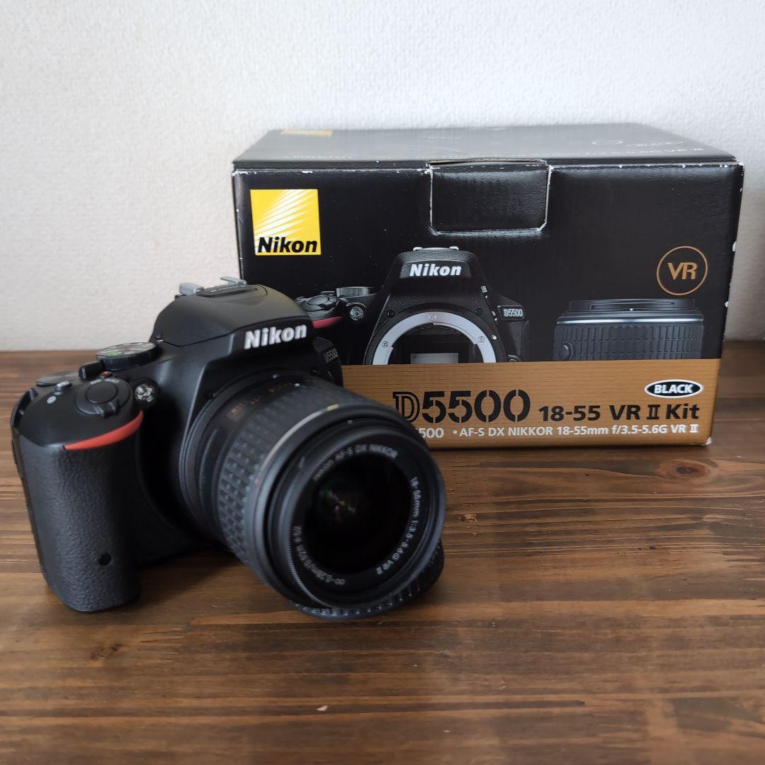 【美品・使用頻度少】Nikon D5500 デジタル一眼レフカメラ 付属品全あり