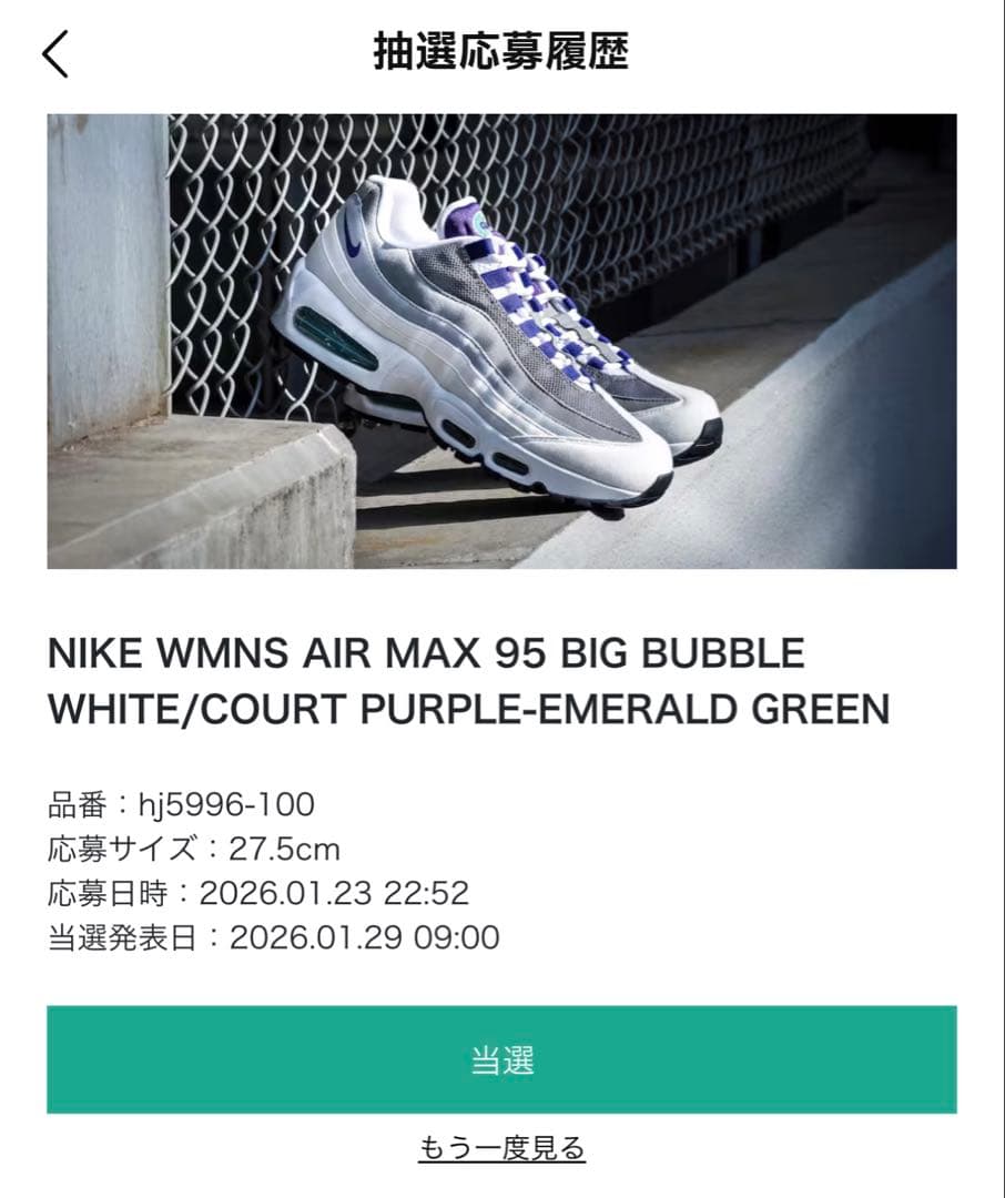 Nike AirMax 95 ナイキ エアマックス 95 Grape